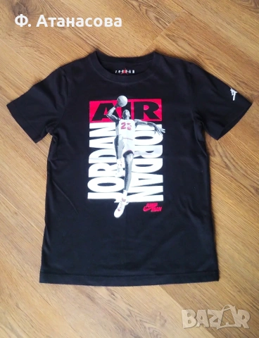 Оригинална тениска NIKE AIR JORDAN баскетбол, размер 146-152, 10-12 години, като нова