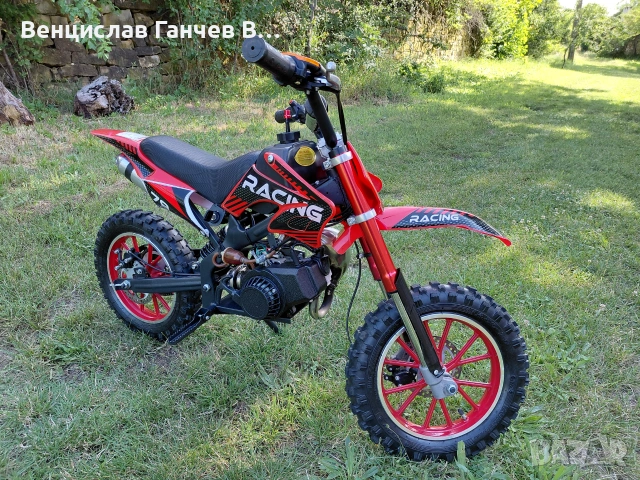 Детски кросов мотор 49 кубика Нов модел / DIRT BIKE 49cc с добавена функция "Лесен старт" TELSTAR, снимка 16 - Мотоциклети и мототехника - 55166564