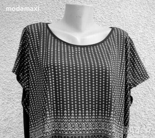 4XL Нова блуза Gina Benotti в черно и бяло , снимка 2 - Тениски - 55269154