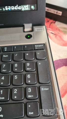 Лаптоп LENOVO E-570 цена 130евро, снимка 4 - Лаптопи за дома - 54042968