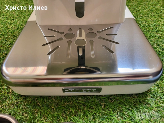 Ретро Еспресо кафемашина с ръкохватка Ariete Espresso Vintage 1389 Винтидж Синя, снимка 11 - Кафемашини - 54996223