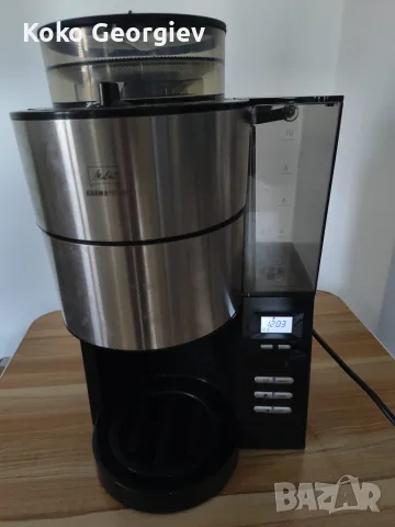 Melitta AromaFresh 1030-05 – кафемашина за филтърно кафе с мелачка | работеща, без кана, снимка 3 - Кафемашини - 55642356