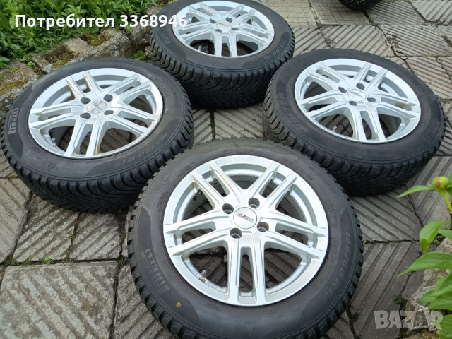 Джанти DEZENT 15" 4X100 с гуми 185/60/15, снимка 6 - Гуми и джанти - 54600264