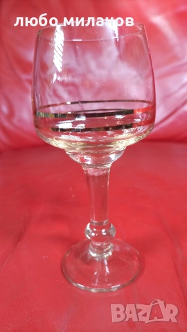 Стари ракиени чашки, столче, златни кантове, снимка 4 - Чаши - 55229293