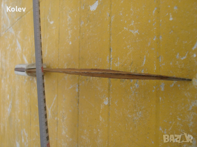 Голям стар кован нож с ковашки печат, снимка 9 - Колекции - 54369728