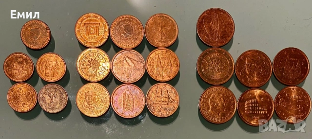 3 лота от Евро монети, снимка 4 - Нумизматика и бонистика - 54230990