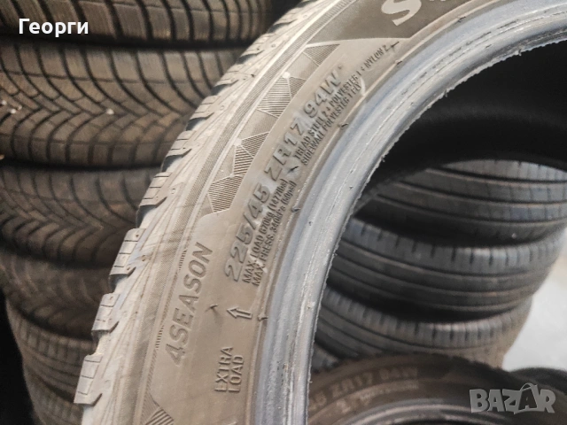 2бр.всесезонни гуми 225/45/17 Kumho, снимка 5 - Гуми и джанти - 54716934