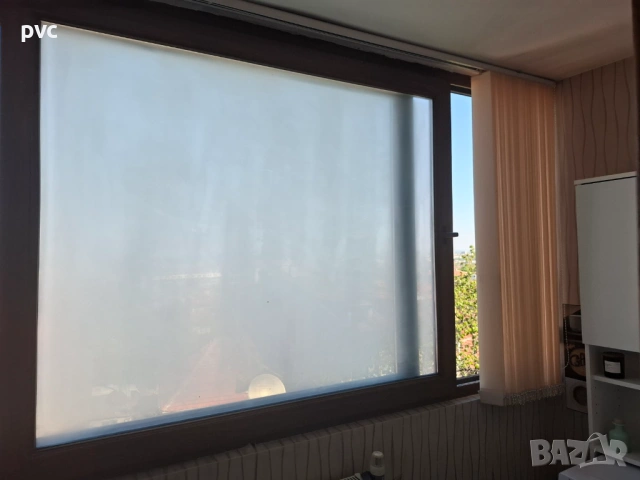 PVC Плъзгане Златен дъб + Вертикална щора, снимка 4 - Дограми - 54309365