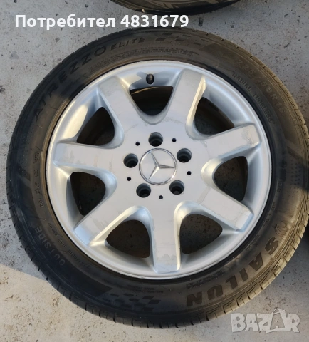 Джанти за Мерцедес 16 цола, снимка 2 - Гуми и джанти - 54597123
