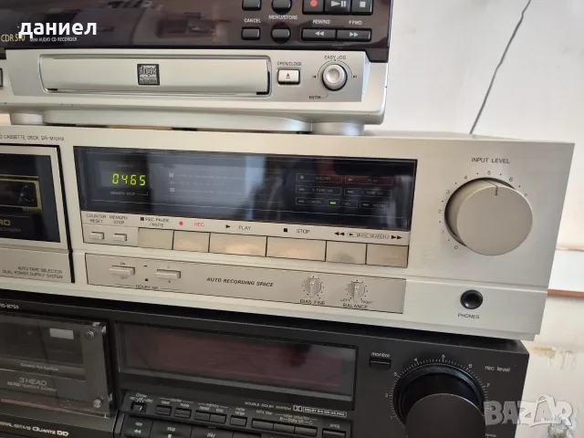 Двуглав касетен дек DENON DR-M10HX с много добър външен вид и отлично работещ + ПОДАРЪК, снимка 3 - Декове - 55673224