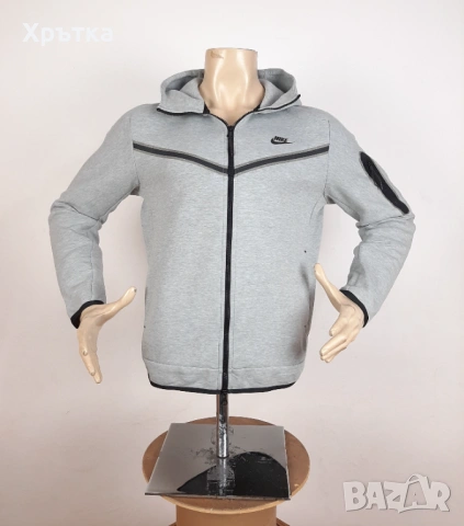 Nike Tech Fleece Windrunner - Оригинално мъжко горнище размер M, снимка 5 - Спортни дрехи, екипи - 54066733