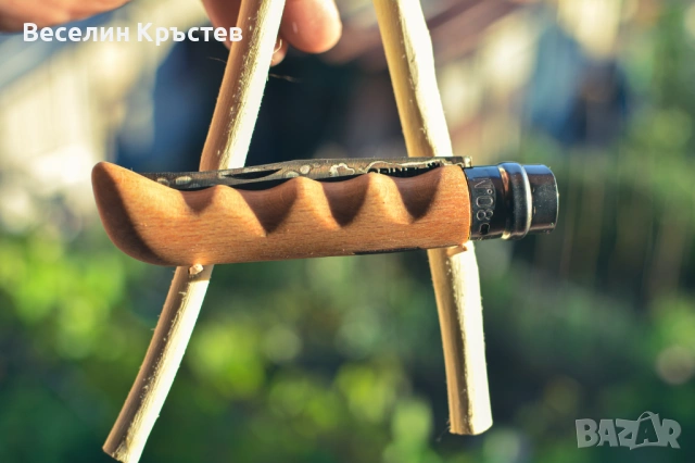 Сгъваем нож Opinel No.8 Carbone опинел Mod, снимка 4 - Ножове - 54707729