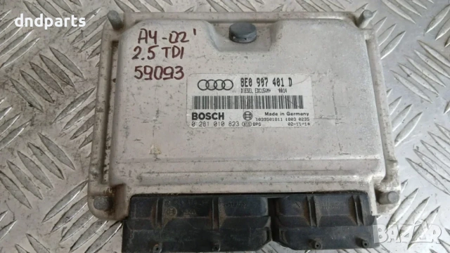 Компютър Audi A4 2.5 TDI 2002 8E0907401D 0281010823
