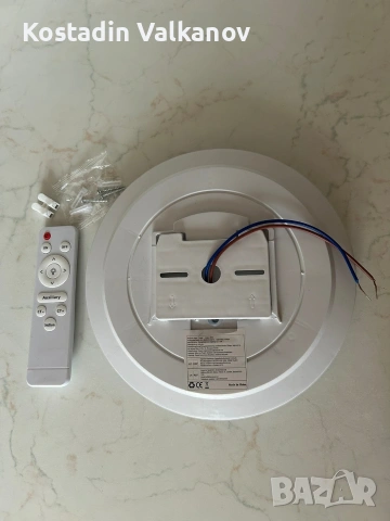 LED плафониера с дистанционно, снимка 2 - Лед осветление - 54672222