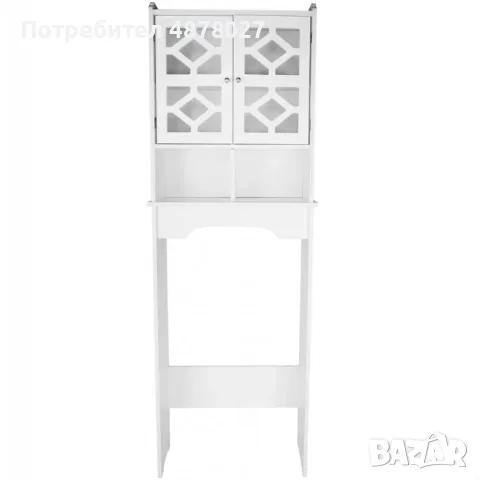 Waterproof Bathroom   стилен шкаф за баня над тоалетна 48 х 23 х 150 см;, снимка 9 - Шкафове - 55609418