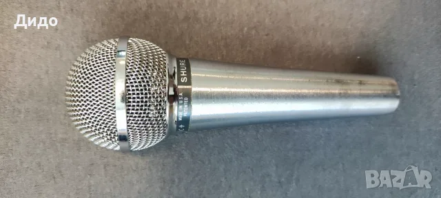 Shure 588SB ретро динамичен микрофон, снимка 7 - Микрофони - 55450291