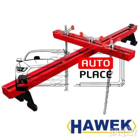 Греда за двигатели с напречна греда 180/90 СМ 500КГ HAWEK