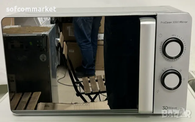 Микровълнова Cecotec ProClean 3060 Mirror (20L, 700W) – С ГАРАНЦИЯ