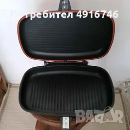 двоен грил тиган, снимка 5 - Съдове за готвене - 55642513