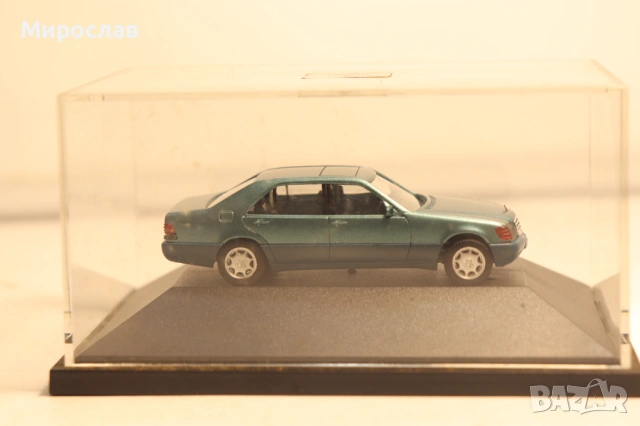 HERPA 1:87 H0 MERCEDES BENZ W 140 600 SEL МОДЕЛ КОЛИЧКА, снимка 4 - Колекции - 54396466