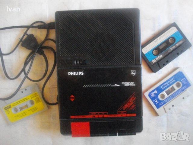 КОЛЕКЦИОНЕРСКИ ЗАПИСВАЩ КАСЕТОФОН 1986г. PHILIPS D6260 Made in AUSTRIA ПОЧТИ НОВ ФИЛИПС , снимка 4 - Радиокасетофони, транзистори - 54621353
