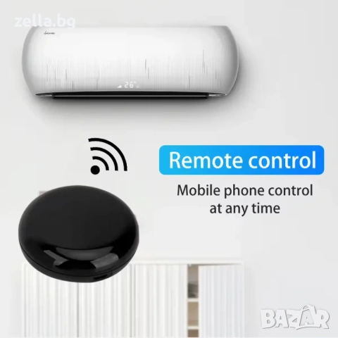Универсално смарт IR WiFi дистанционно Tuya, гласов контрол Alexa & Google, за климатик 10333, снимка 6 - Друга електроника - 54672339