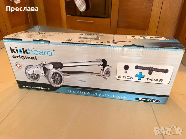Тротинетка Micro Kickboard Original до 100 кг., снимка 5 - Скутери и тротинетки - 55549579