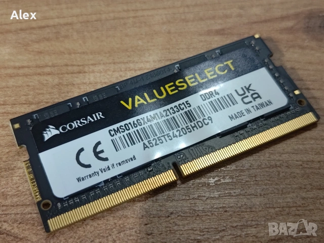 Corsair SO-DIMM 16 GB DDR4-2133 RAM лаптоп, снимка 2 - Части за лаптопи - 54703273