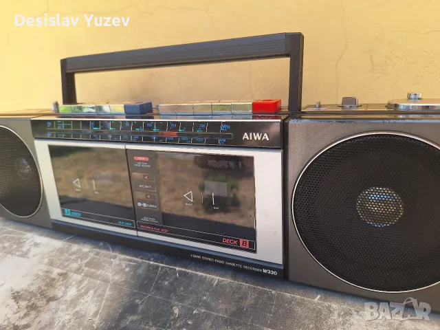 Aiwa w330 легиндарен бумбокс., снимка 2 - Радиокасетофони, транзистори - 55629393