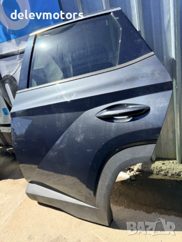 77004N7005 задна лява врата сива от Hyundai Tucson 1.6 T-GDi Hybrid, двигател G4FT 180 кс., 4x4, снимка 2 - Части - 54334667