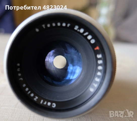 Carl Zeiss Jena Tessar T 80MM f2.8 Lens. Exakta (EXA) Mount, снимка 5 - Обективи и филтри - 54664423