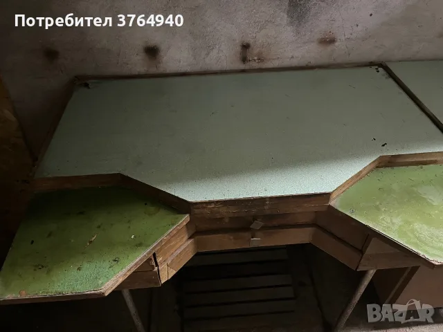 Старо часовникарско бюро (маса) с шкаф
