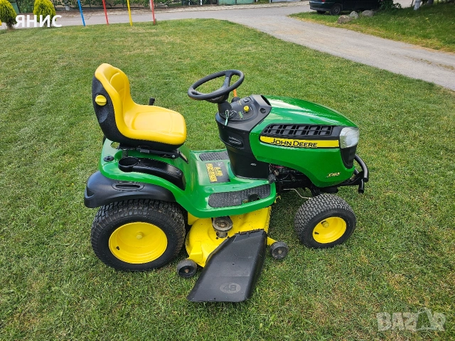 ТРАКТОРНА КОСАЧКА JOHN DEERE X165 .22.КОНЯ ПЕРФЕКТНА , снимка 4 - Градинска техника - 54732157