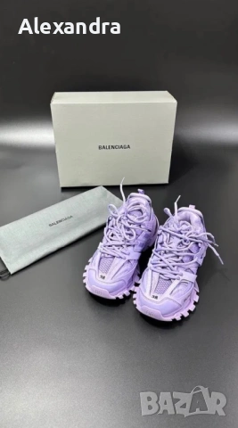 Balenciaga Track Обувки - Лилав, снимка 4 - Маратонки - 54704557