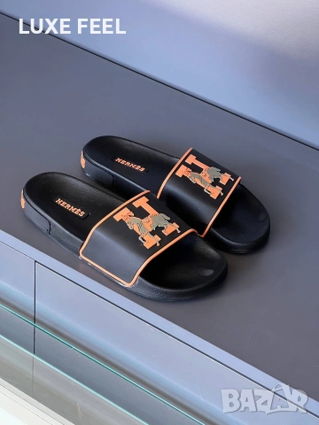 Alexander McQueen ✨ Hermes✨ Lacoste ✨ Valentino ✨ Gucci ✨Мъжки Джапанки , снимка 7 - Джапанки - 54357527