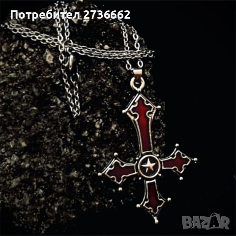 Нео готически кръст , снимка 2 - Колиета, медальони, синджири - 54596441