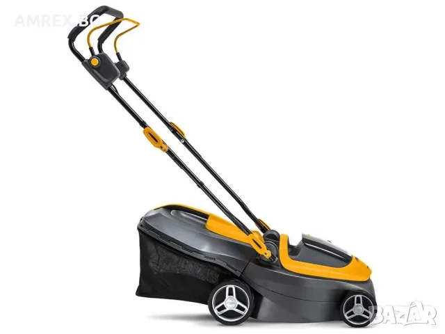 Акумулаторна косачка STIGA 34 см + тример 20V | Комплект с батерия и зарядно, снимка 3 - Градинска техника - 55361715