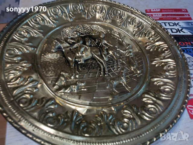 МЕСИНГОВА ЧИНИЯ ЗА СТЕНА 1204261055LCHERY1, снимка 13 - Антикварни и старинни предмети - 54171142