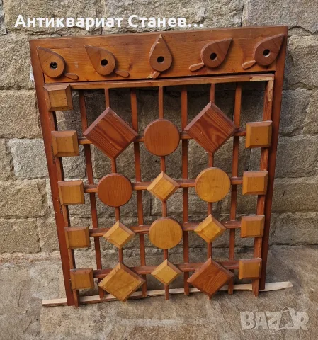 Дървена решетка за радиатор, снимка 2 - Други - 55598140