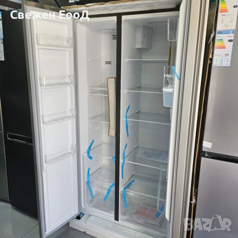 хладилник с фризер Side by Side PKM, снимка 4 - Хладилници - 53971078