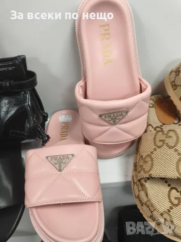 Prada Дамски Розови Чехли Прада Код A1774