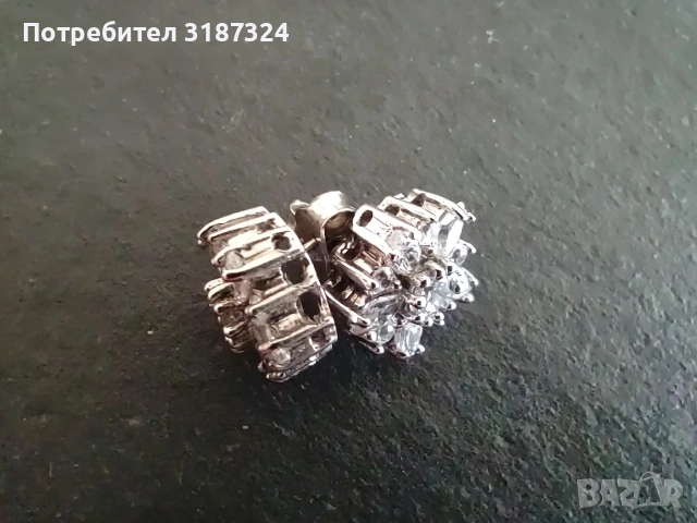 Сребърни обеци проба 925, красота , снимка 2 - Обеци - 54902149