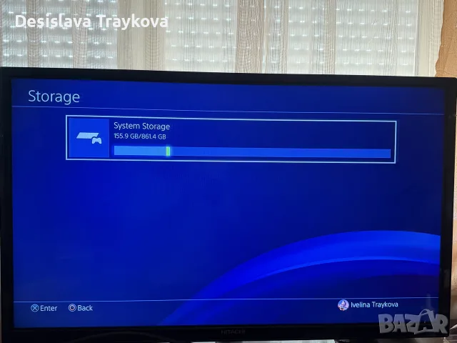 PlayStation 4 Slim + GTA V + 3 джойстика, снимка 3 - PlayStation конзоли - 55616253