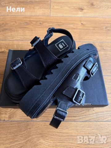 G-STAR RAW Дамски Чисто Нови кожени сандали, снимка 13 - Сандали - 54762247