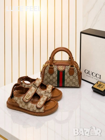 Gucci 🔥Дамски Чехли, снимка 6 - Чехли - 54393405