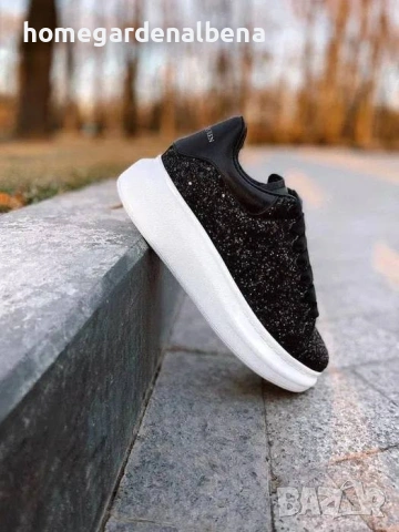 Маратонки Alexander McQueen – Елегантност с блясък! , снимка 3 - Маратонки - 54316195