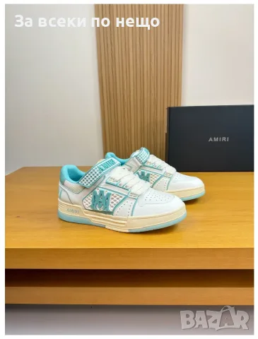Amiri MA-1 Sneaker "White/Light Blue" Мъжки Маратонки👟Дамски Маратонки Код ch32
