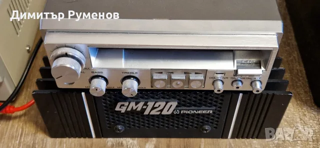 Комплект касетофон и стъпало Pioneer KP-707G, Pioneer GM-120, снимка 3 - Ресийвъри, усилватели, смесителни пултове - 55487009