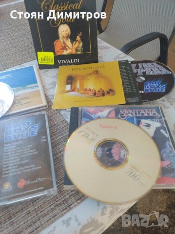 Осем диска със супер ретро музика,чисти, запазени,..САНТАНА, Modern Talking, Vivaldi's...., снимка 3 - CD дискове - 54989442