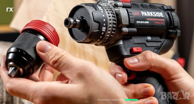 НОВ Безчетков Винтоверт Parkside Performance PPBSSA 12 A1 (12V, 80Nm) – Пълен Комплект, снимка 5 - Винтоверти - 54896697